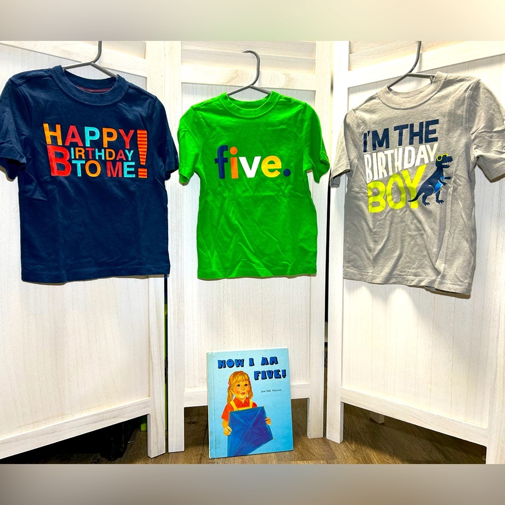 5 year old boy Birthday Bundle